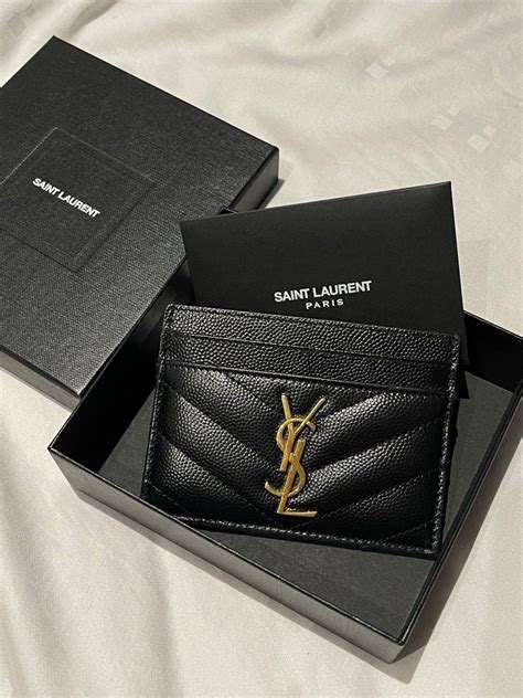 cardholder ysl|ysl card holder used.